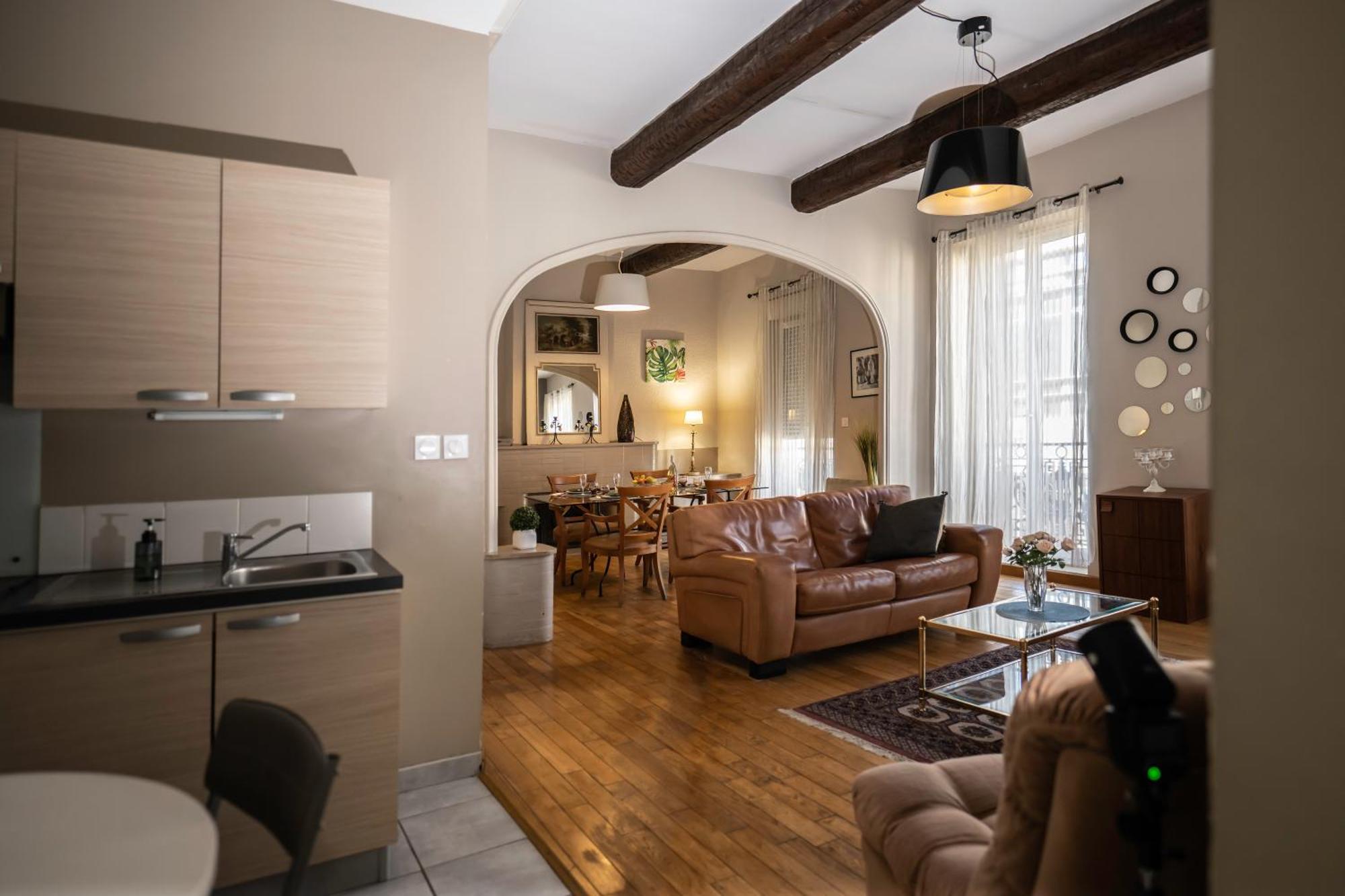 "Air D'Antan"-Meuble De Tourisme 3 Etoiles -Residence "Les Logis De Beziers"-Garage Optionnel-Coeur De Ville-Plages A 16Km ! 外观 照片